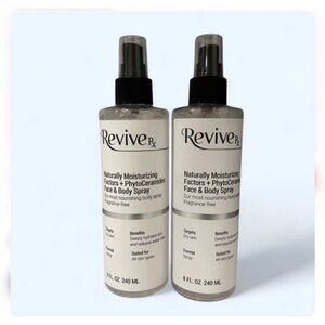 REVIVE Rx Naturally Moisturizing PhytoCeramides Face, Body Spray NEW 2 BOTTLES